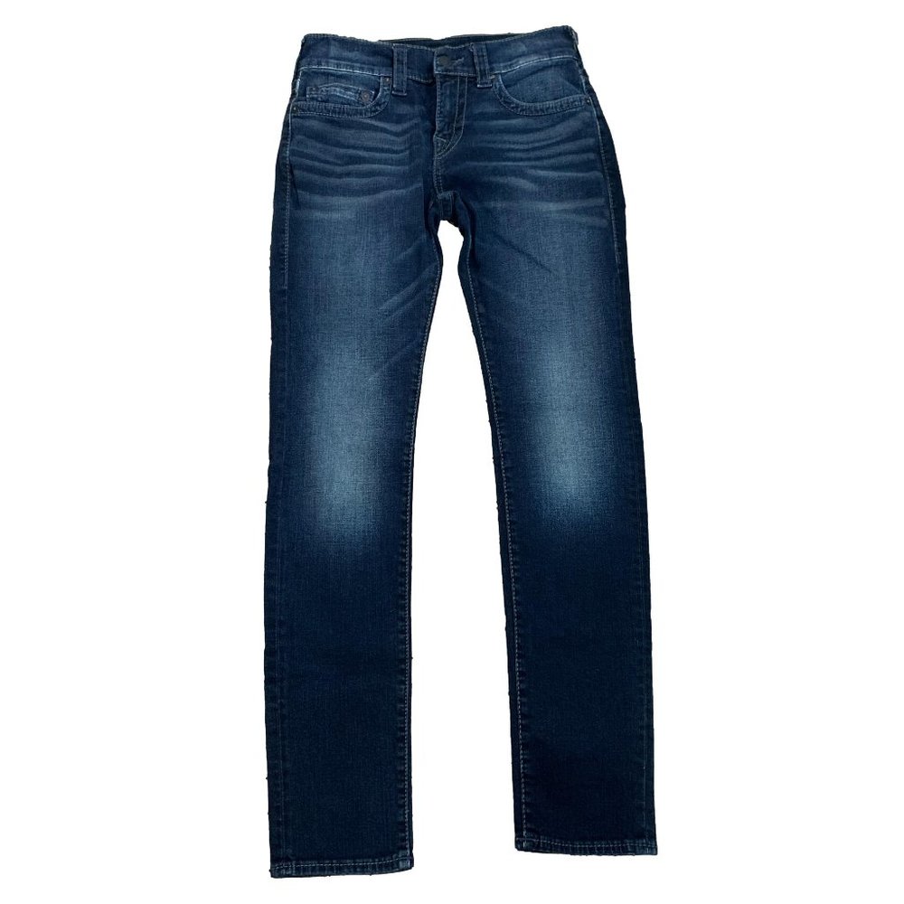 True Religion Mens Jeans Size 30 Rocco Relaxed Skinny World Tour 104910